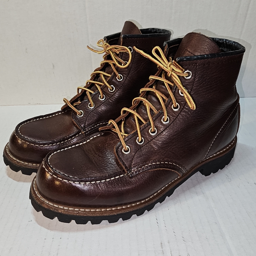Red Wing ROUGHNECK MEN'S 6-INCH BOOT IN BRIAR OIL SLICK LEATHER